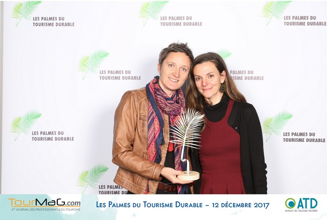 2017 : L’Ecolodge La belle Verte a remporté les 1ères palmes du tourisme durable à Paris !
