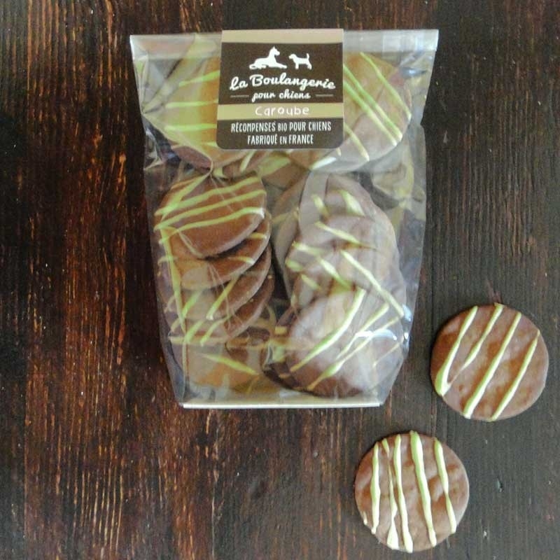 Biscuits pour chiens Caroube et Épinards