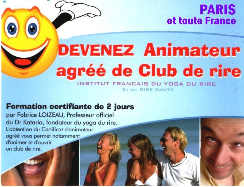 YOGA DU RIRE devenez animateur agréé