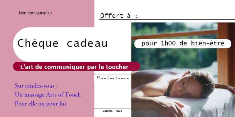 Chèque cadeau bien-être : Séance d'une heure