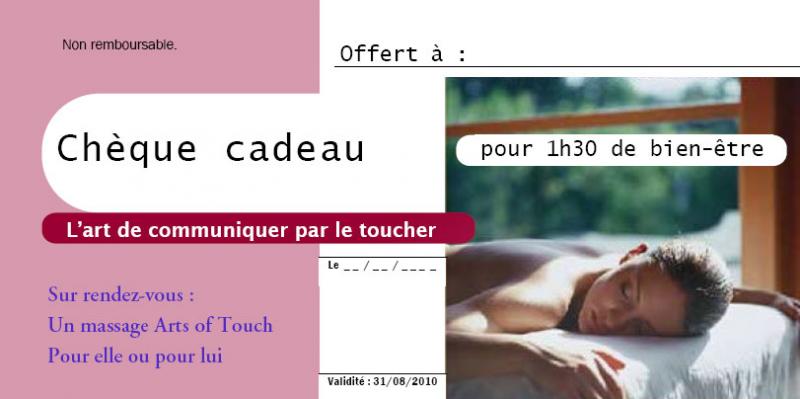 Chèque cadeau : 1h30 de bien-être