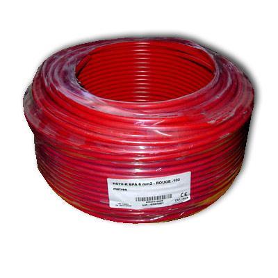 Fil blindé 6mm² / Bobine de 100m