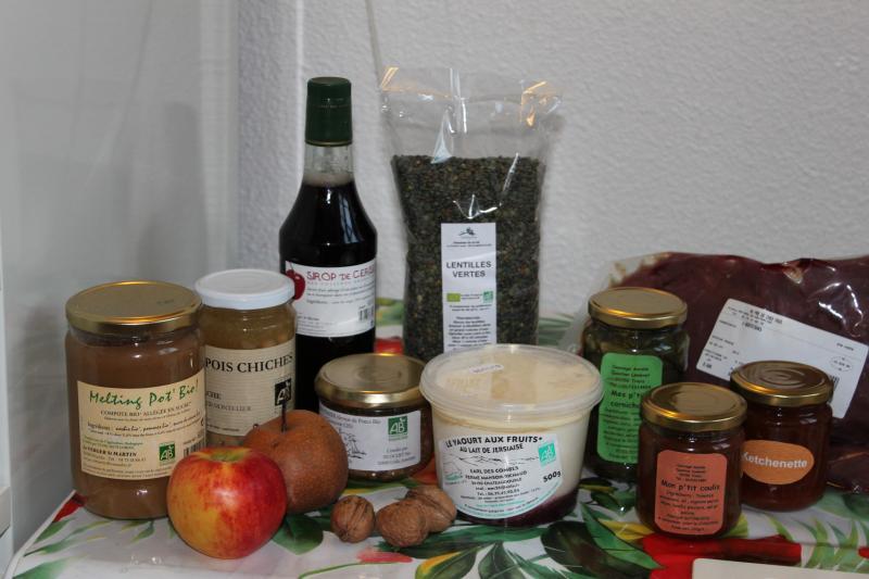 Tous produits frais et transformés bio locaux