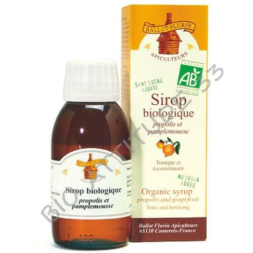 SIROP BIOLOGIQUES PROPOLIS ET PAMPLEMOUSSE