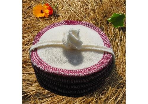 Lingettes démaquillantes lavables en coton BIO