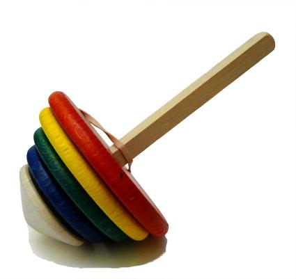 Toupie modulable en bois
