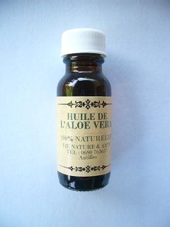 HUILE DE MASSAGE ALOE VERA DES ANTILLES