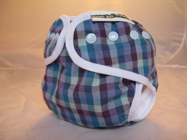 Culotte de protection nouveau-né Otiqdoo TS en PUL + tissu décoratif coton bio