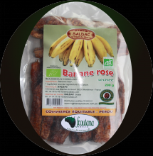 Banane rose séchée bio