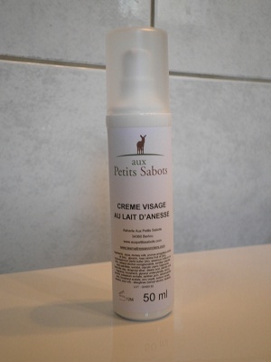 Crème visage au lait d'ânesse