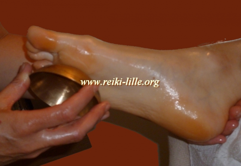 Massage indien au bol Kansu pieds ET mains