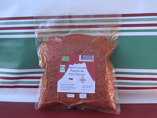 Poudre de piment du Pays Basque 1 Kg