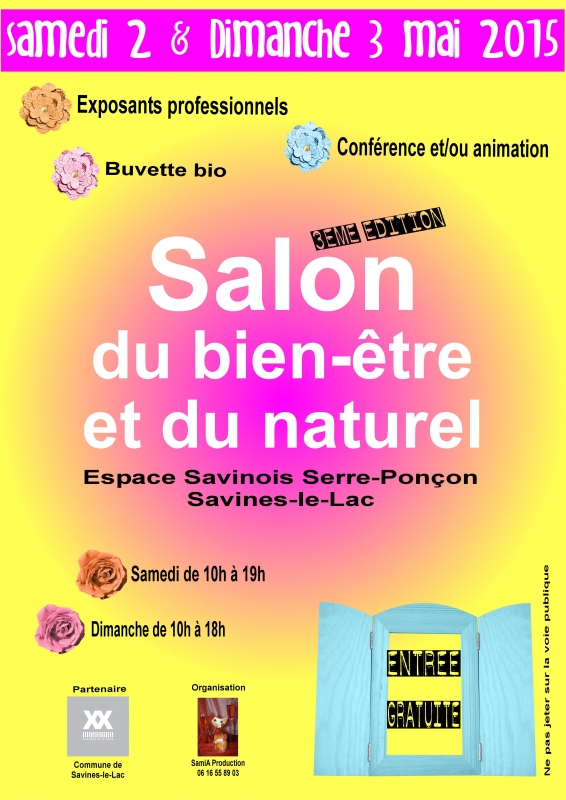 3ème salon du bien être et du naturel à Savines-le-Lac