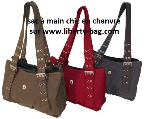 sac à main chanvre et coton BIO EN PROMO