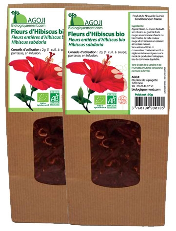 Fleur d'hibiscus Biologique 100g 