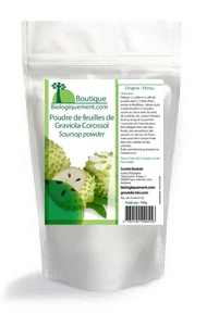 Poudre de feuilles Graviola Corossol