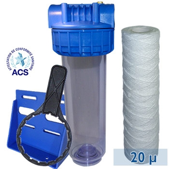 Porte-filtre anti-impuretés 20 microns