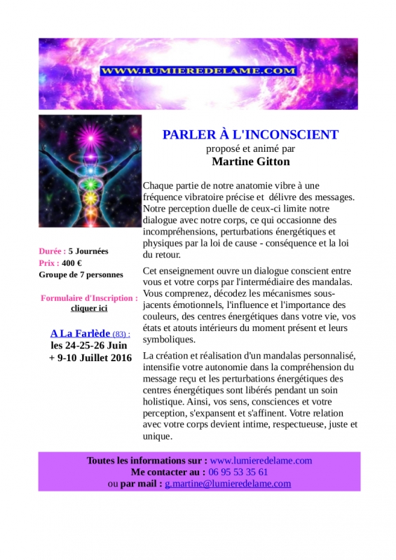 Parler à l'Inconscient
