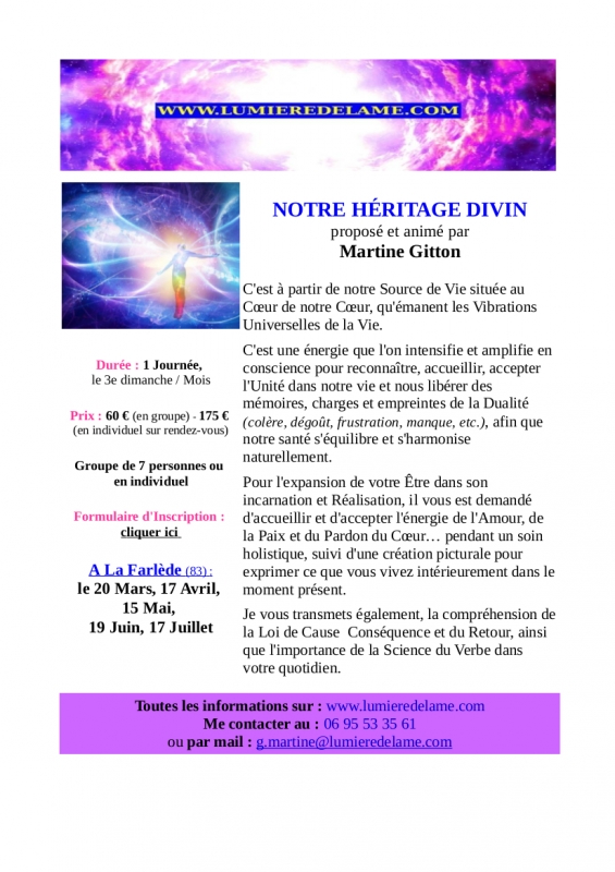 Notre Héritage Divin