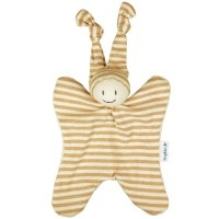 doudou en coton bio grand modèle brun naturel