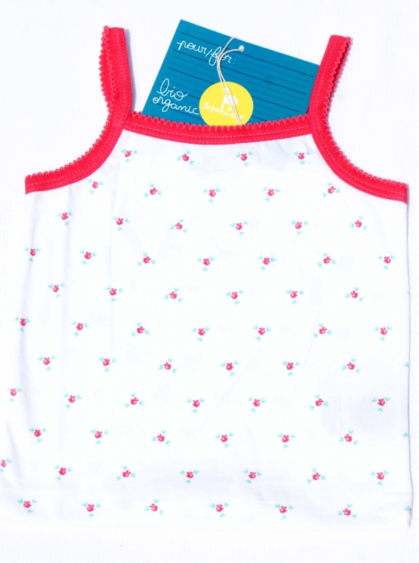 Caraco fille taille 2 ans en coton bio imprimé