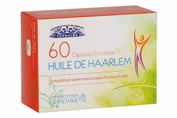 Huile de Haarlem 60 capsules enrobées