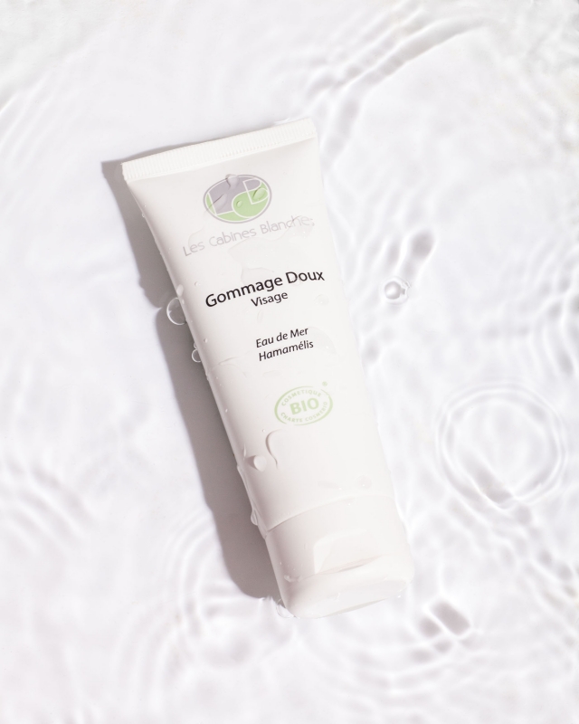 Gommage Doux Visage, certifié bio. 