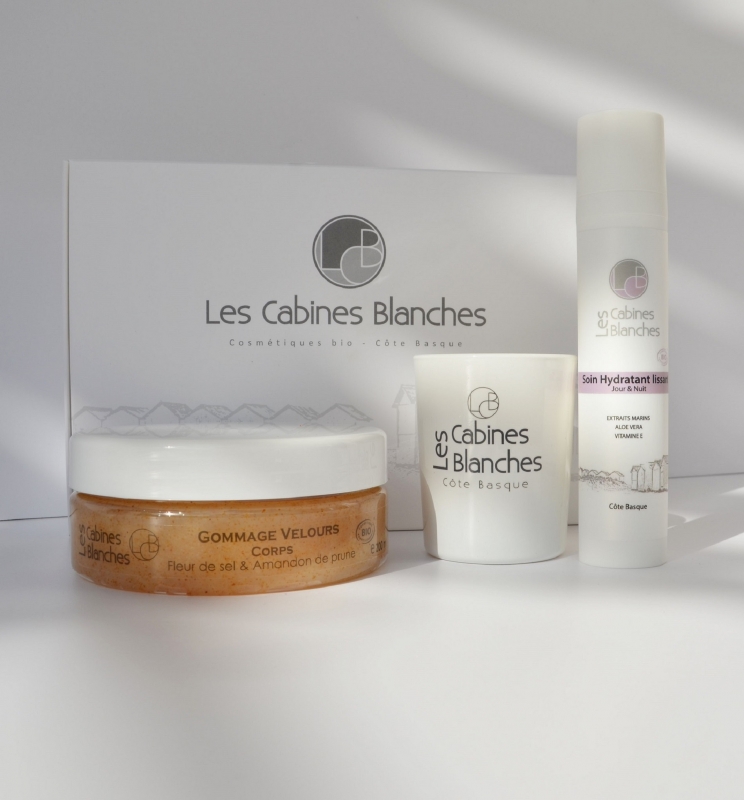 Coffret Noël,  Visage & Corps + bougie
