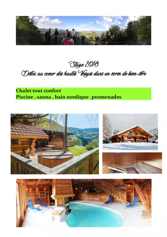 Stage bien-être et détox dans les hautes-Vosges