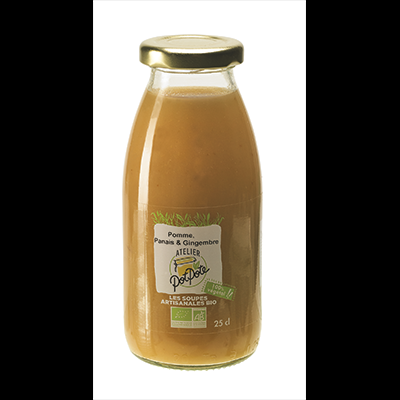 Smoothie pomme panais gingembre Atelier Potpote