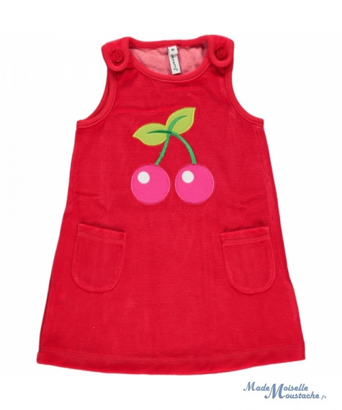 Robe (velours) Cérise, 18 mois