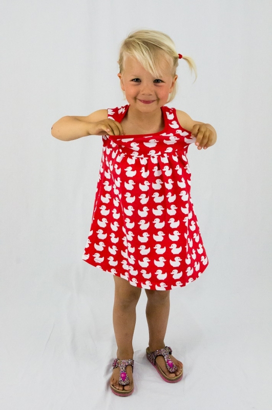 Robe Canards rouges, 3 ans