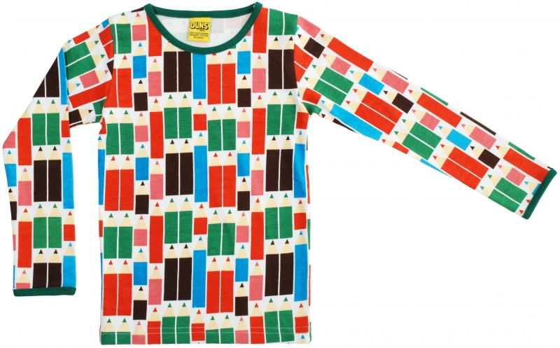 Longsleeve T-shirt Crayons, 9m