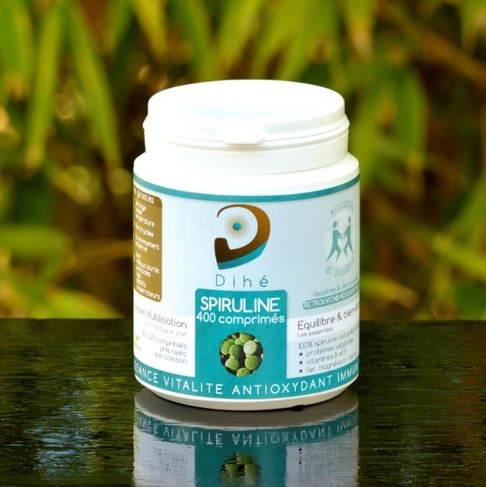 Spiruline naturelle et artisanale - 200 comprimés purs