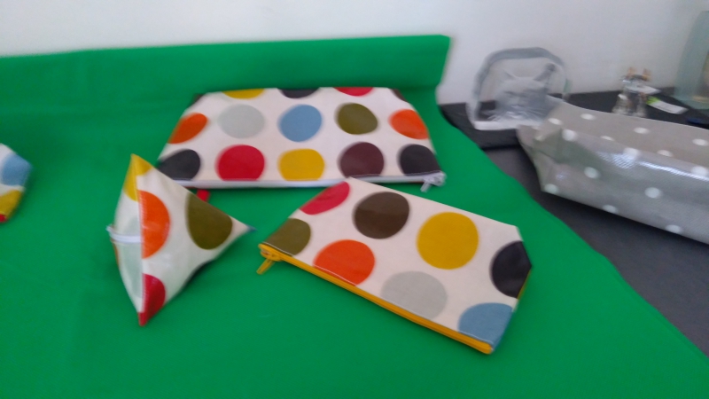 Pochette de maquillage Coton et PVC