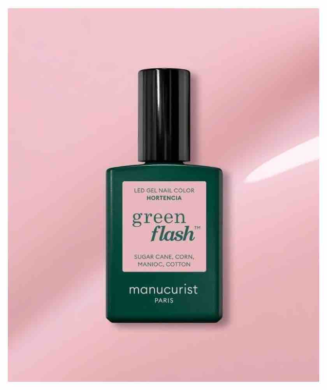 Vernis semi permanent Green FLASH Hortencia