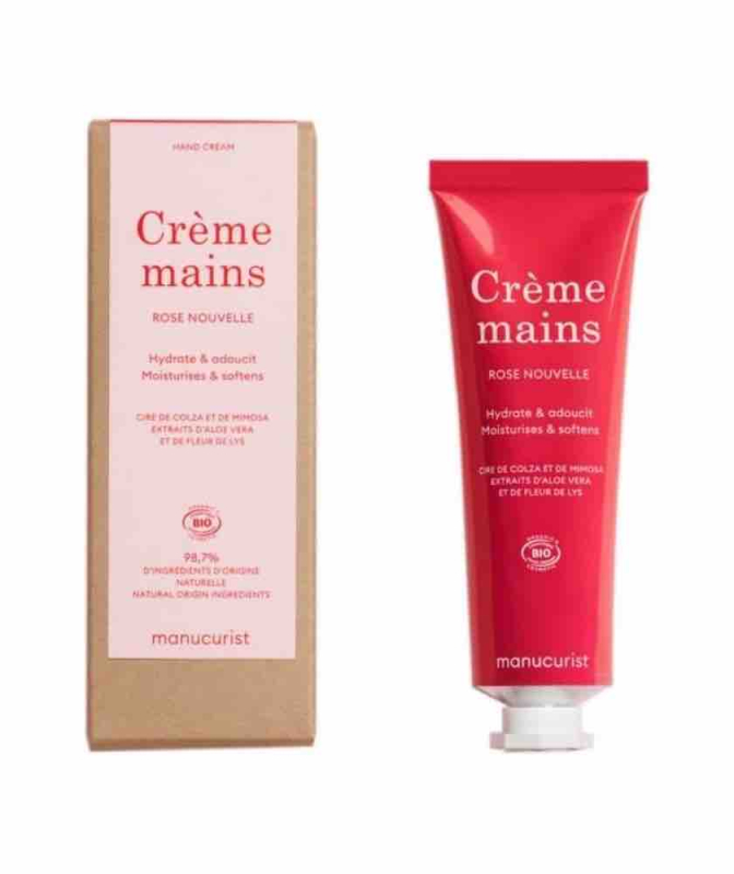 Crème Mains bio Rose Nouvelle