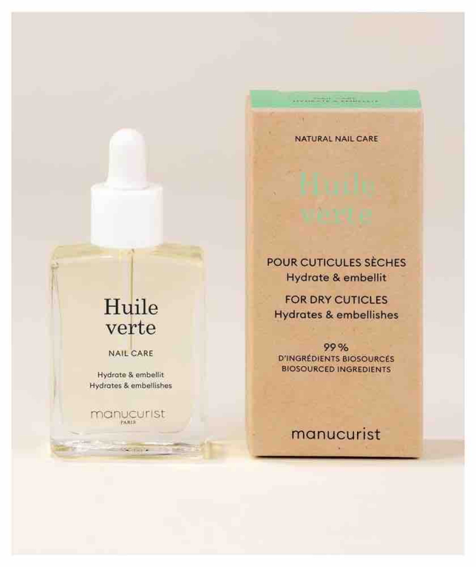 Huile Verte soin ongles