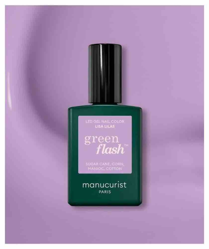 Vernis semi permanent Green FLASH Lisa Lilas