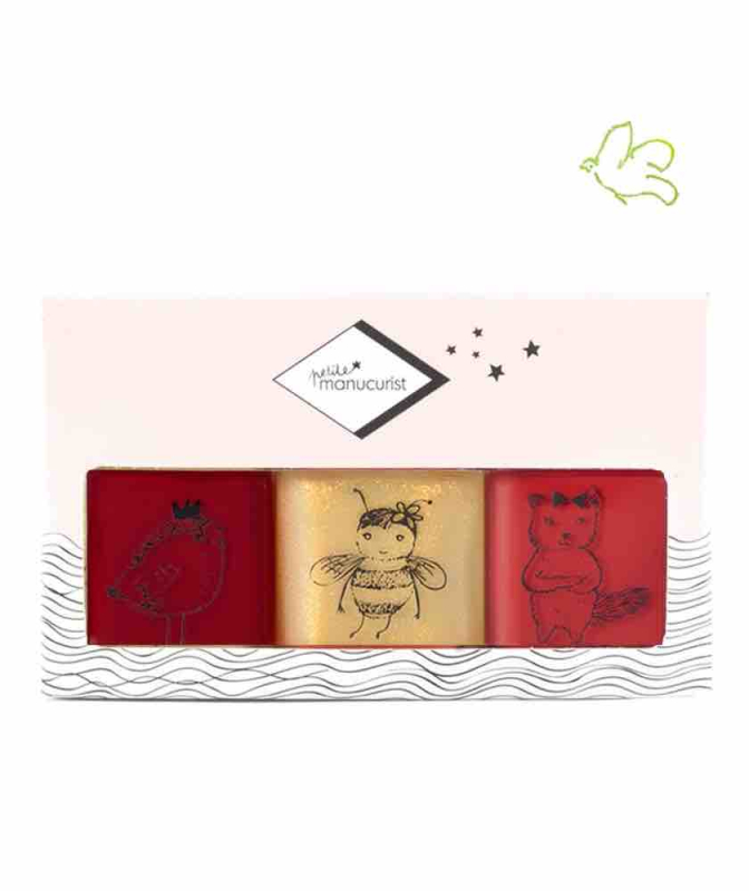 Coffret 3 Vernis Enfants LUCETTE - PIA - KIKI
