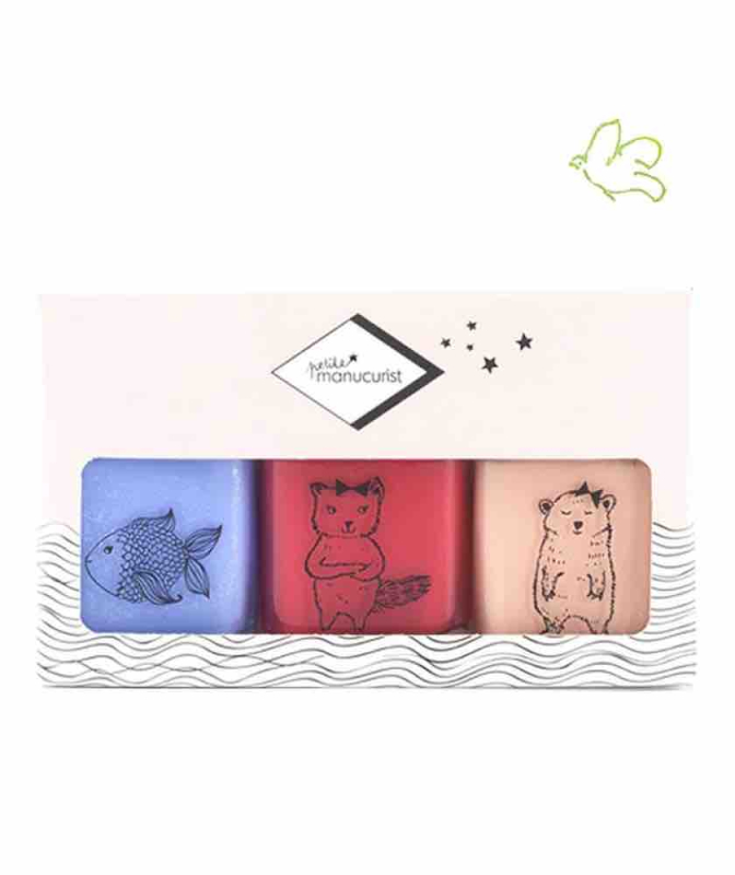 Coffret 3 Vernis Enfants POMME - KIKI - JOY