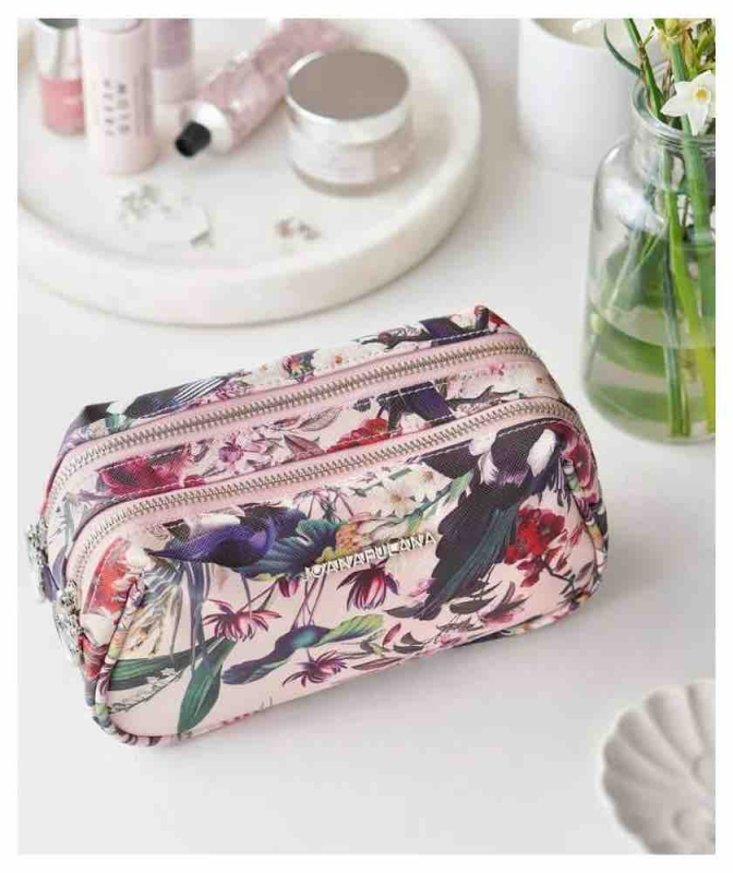 Trousse Beauté Jardin des Rêves - rose pâle