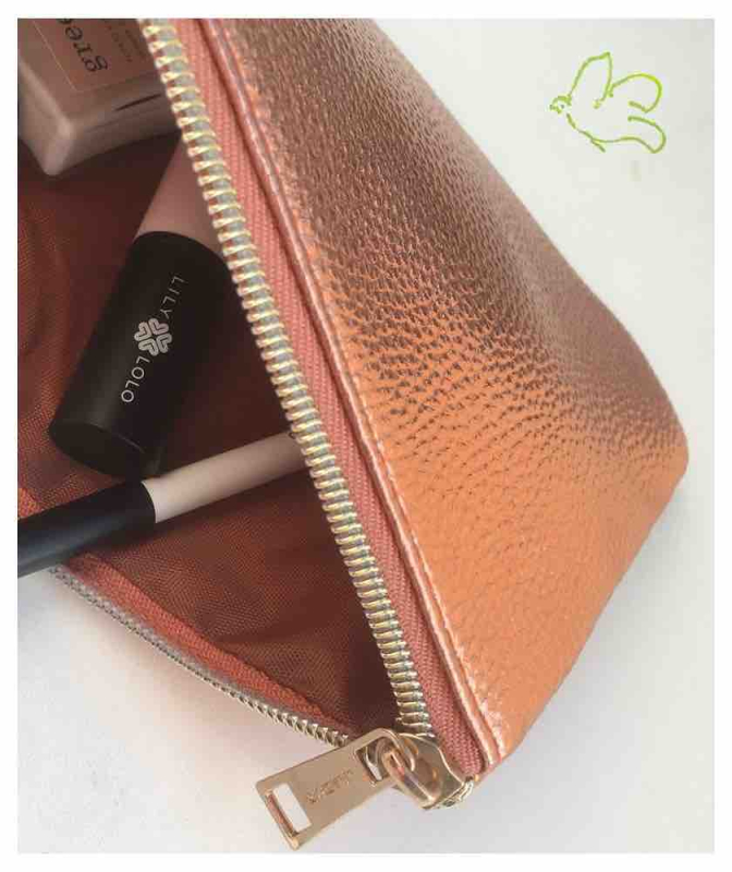 Trousse de Maquillage cuivre