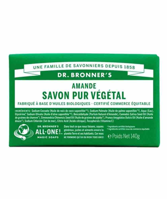 Pain de Savon bio Pur Végétal Amande