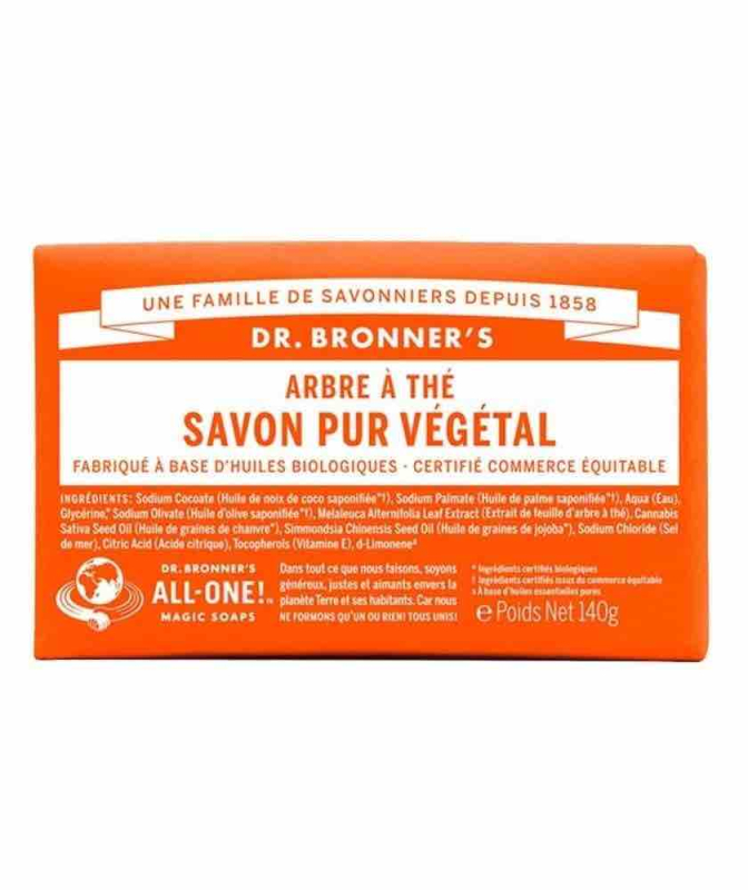 Pain de Savon bio Pur Végétal Tea Tree