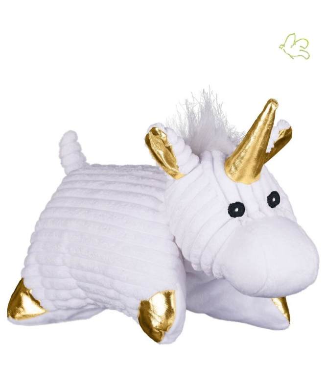 Bouillotte Peluche Coussin Chauffant - LICORNE gold