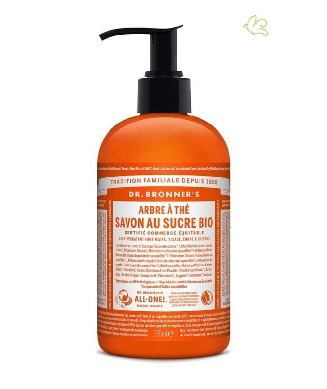 Savon au Sucre bio Arbre à Thé