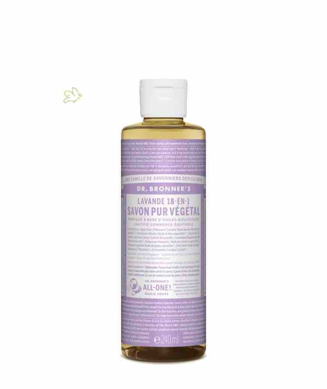 Savon Liquide bio 18-en-1 Lavande 240ml