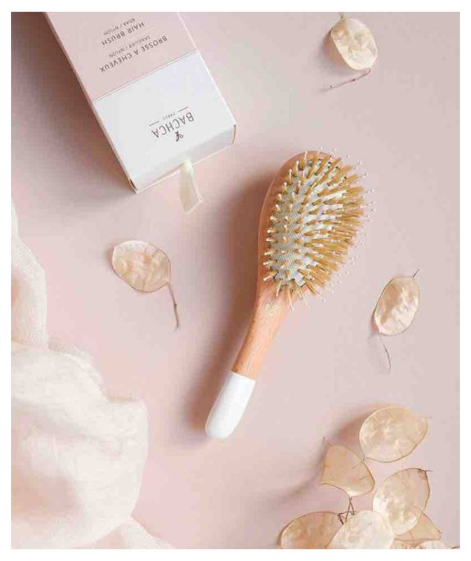 Brosse en bois Démêlage Sanglier & Nylon - Petit format