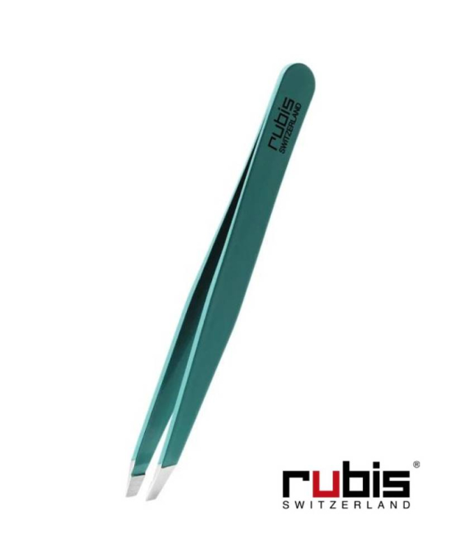 Pince à Épiler Classic mors biais Vert